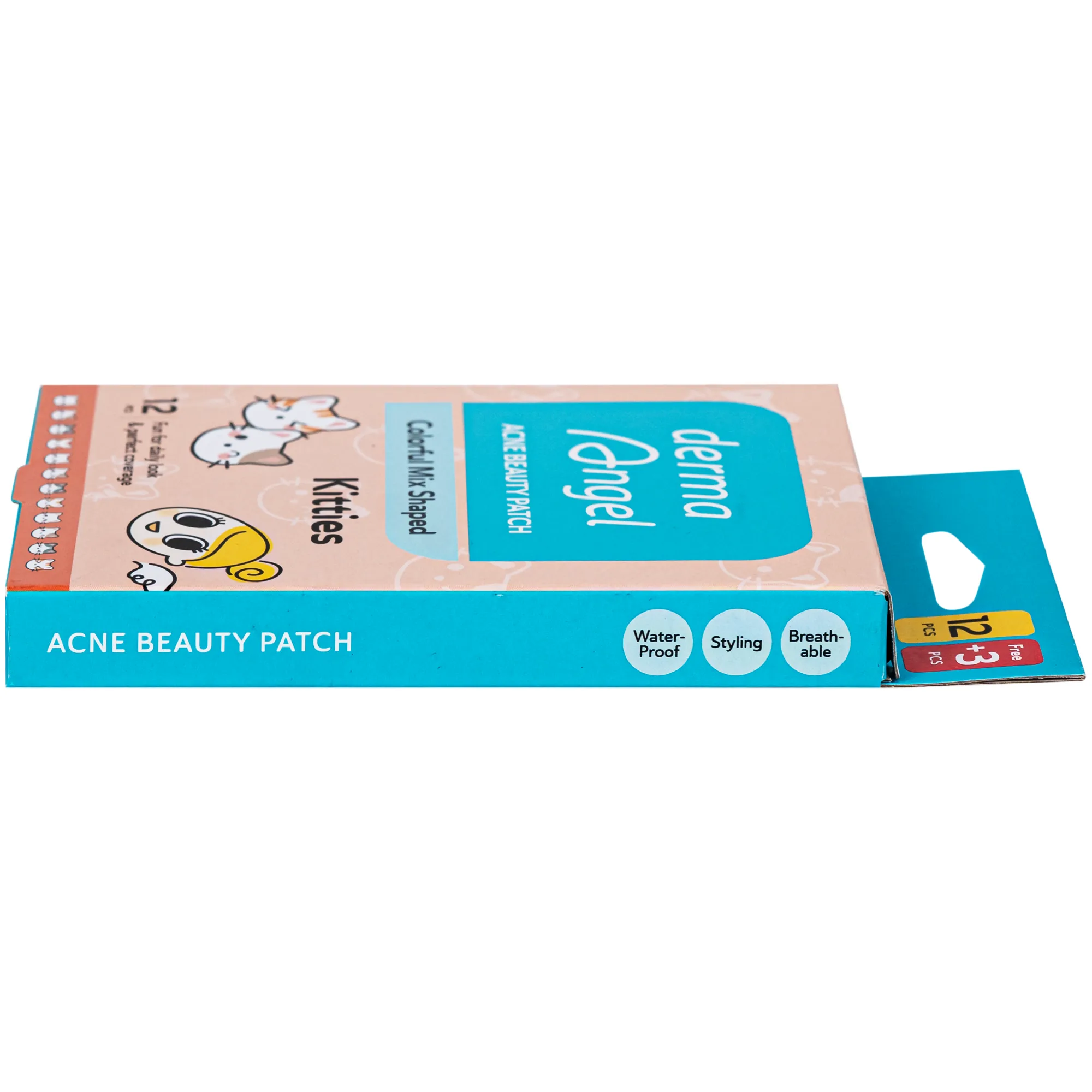 Hình ảnh Miếng Dán Mụn Derma Angel Acne Beauty Patch Hình Kitties 12+3 Miếng