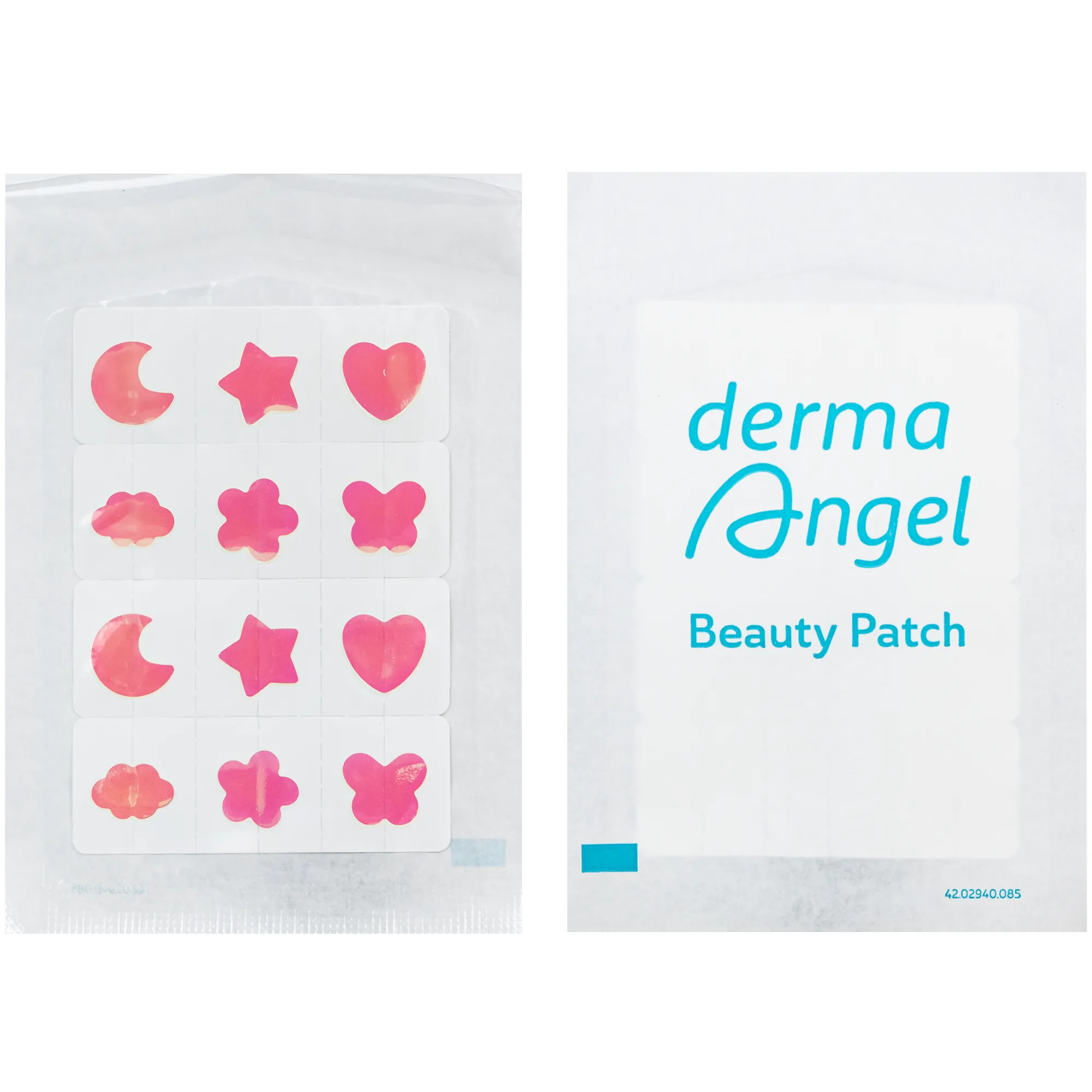 Hình ảnh Miếng Dán Mụn Derma Angel Acne Beauty Patch Hologram 12+3 Miếng