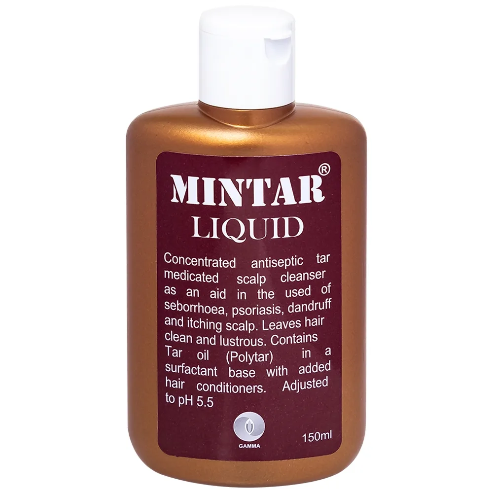 Hình ảnh Dầu gội Mintar Liquid Gamma vệ sinh da đầu, sạch gàu, giảm gàu cho da đầu (150ml)