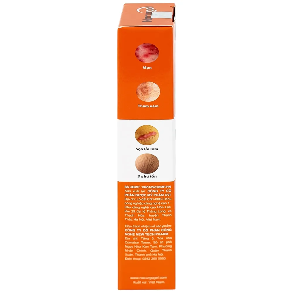 Hình ảnh Gel Nacurgo Gelpro 20g làm giảm thâm sẹo