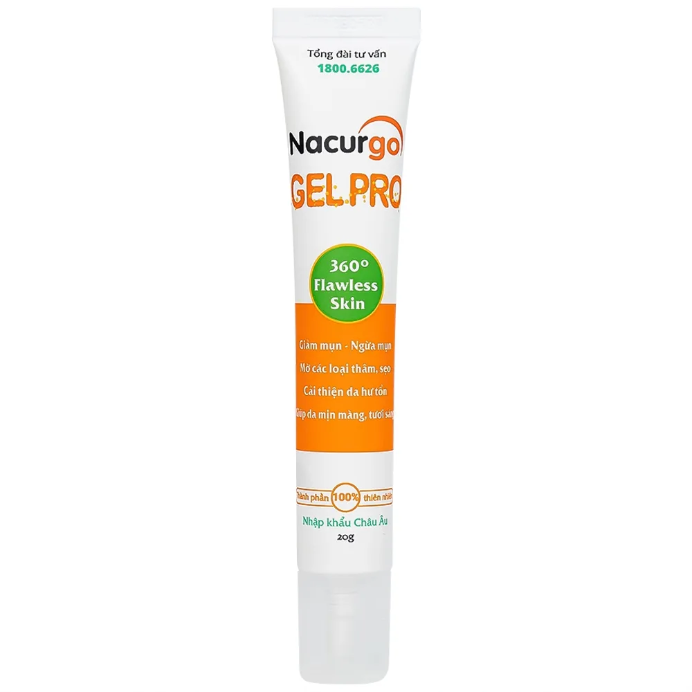 Hình ảnh Gel Nacurgo Gelpro 20g làm giảm thâm sẹo