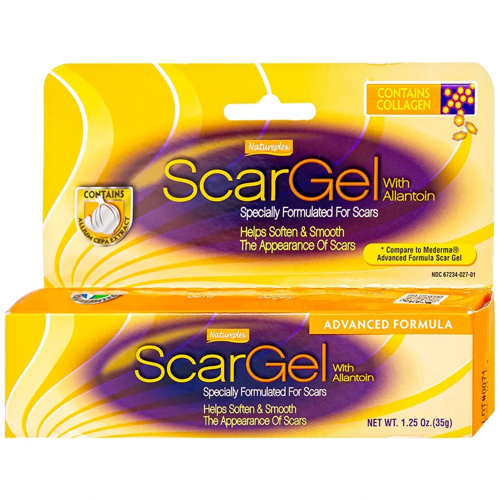 Hình ảnh Gel Scargel Natureplex cải thiện tính đàn hồi, cấu trúc và hình dạng của nhiều loại sẹo (35g)