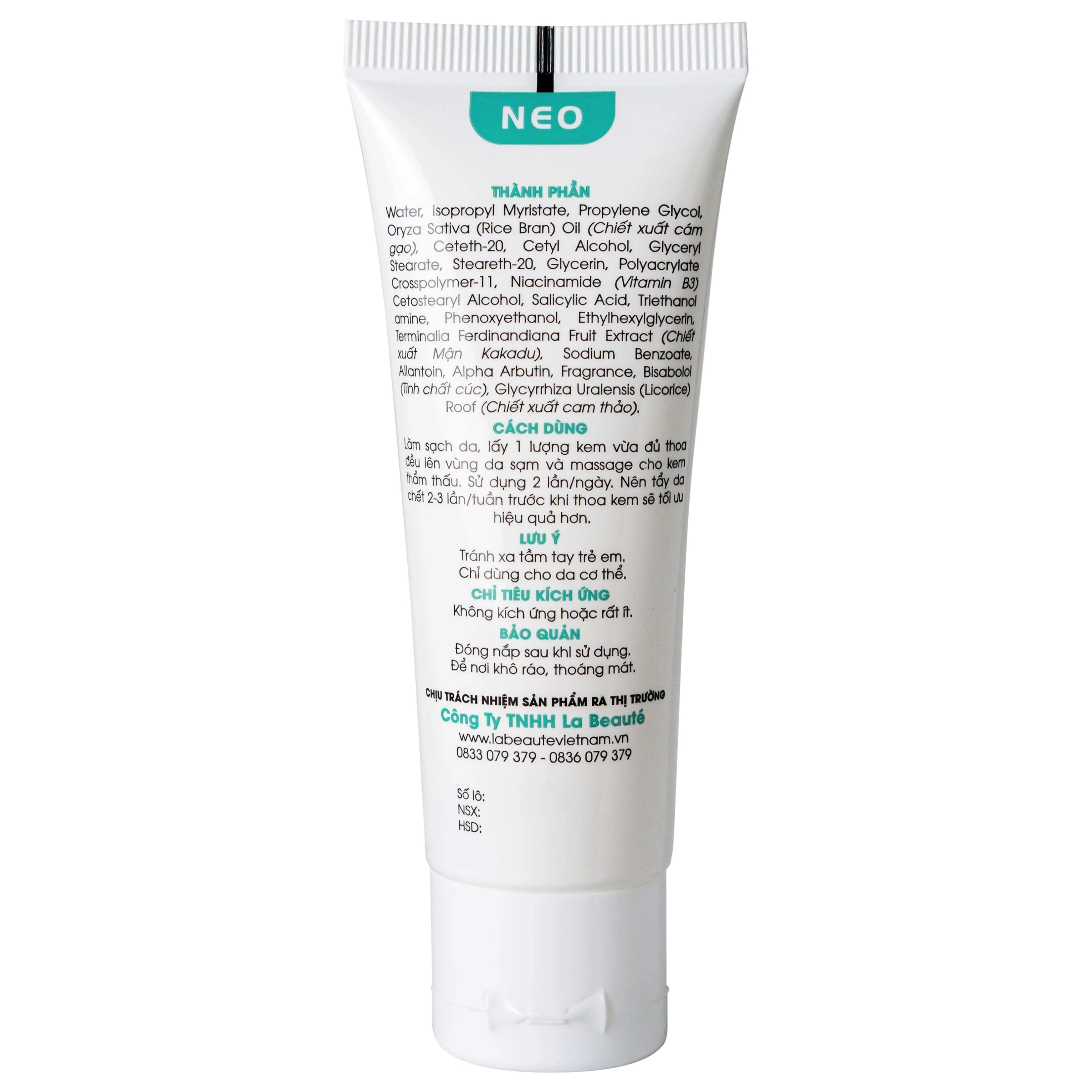 Hình ảnh Kem giảm thâm Hebe Effective Whitening Cream La Beaute hỗ trợ giảm thâm vùng nách, vùng kín (35g)