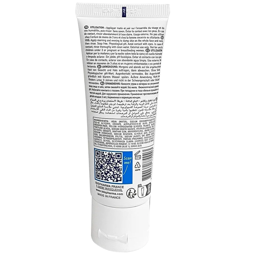 Hình ảnh Gel Neotone IsisPharma làm sạch da êm dịu, giúp da trắng sáng (40ml)