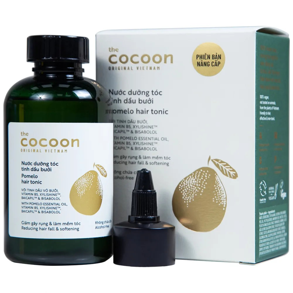 Hình ảnh Nước dưỡng tóc tinh dầu bưởi Cocoon giảm gãy rụng và làm mềm tóc (140ml)
