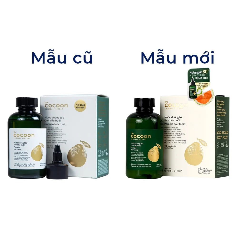Hình ảnh Nước dưỡng tóc tinh dầu bưởi Cocoon giảm gãy rụng và làm mềm tóc (140ml)