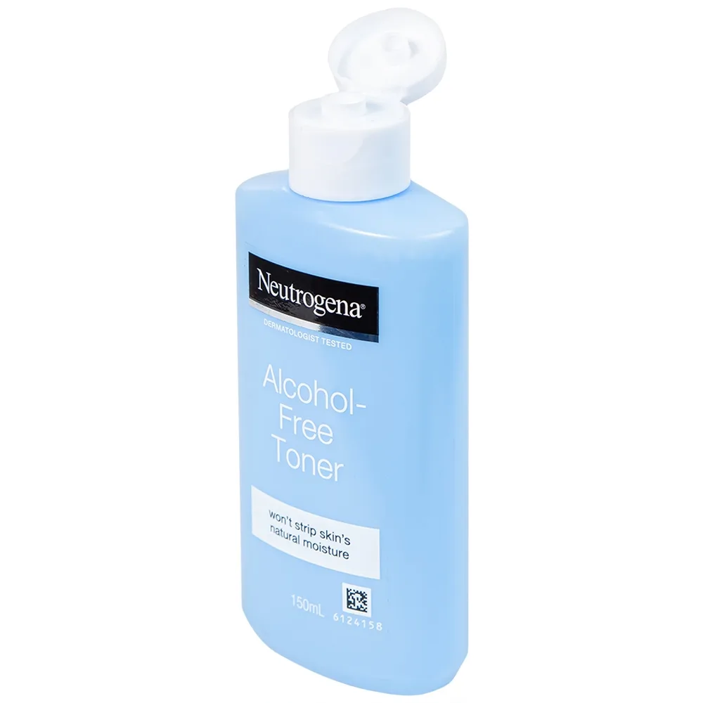 Hình ảnh Nước hoa hồng không cồn Neutrogena Alcohol-Free Toner Johnson And Johnson làm sạch da (150ml) 