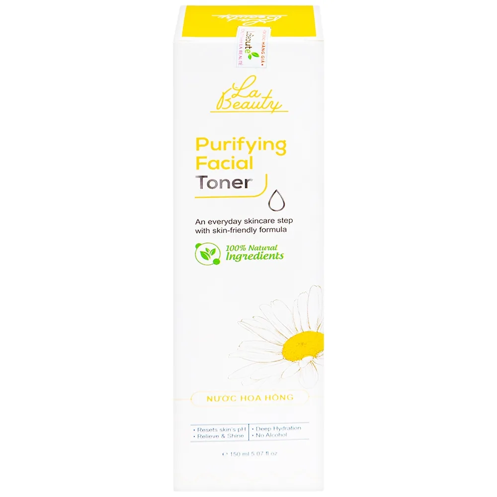 Hình ảnh Nước hoa hồng La Beauty không chứa cồn dưỡng ẩm, làm mềm da (150ml)