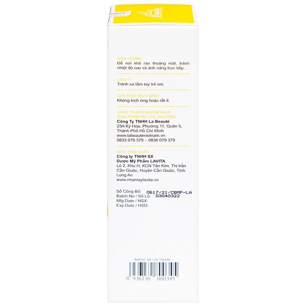 Hình ảnh Nước hoa hồng La Beauty không chứa cồn dưỡng ẩm, làm mềm da (150ml)