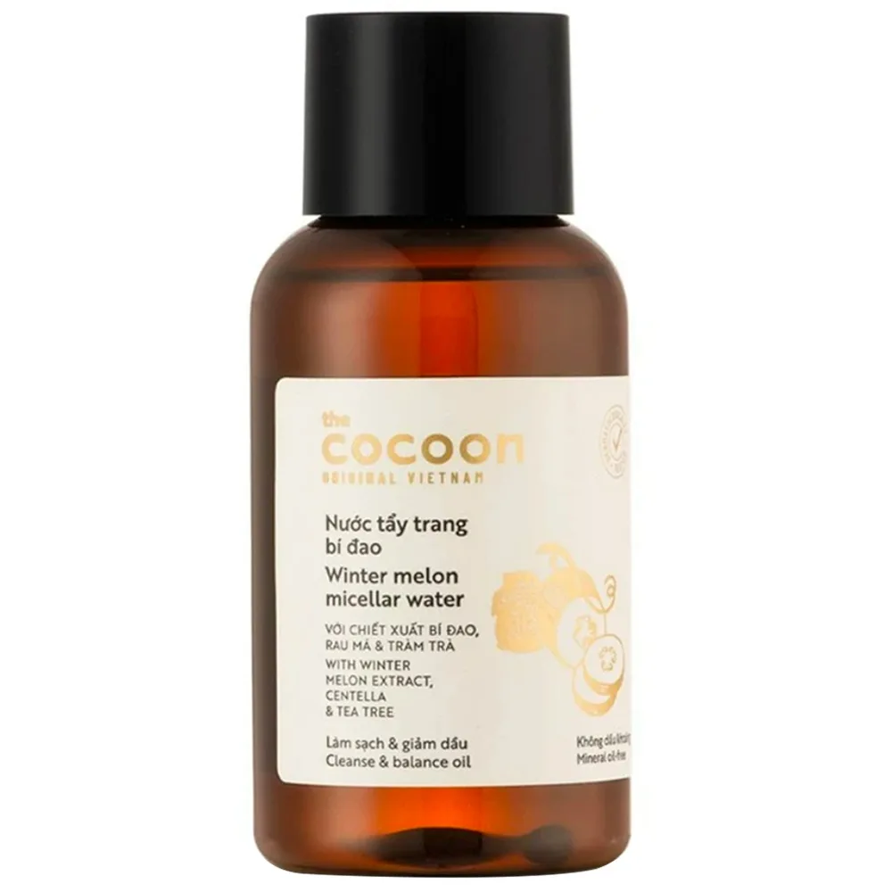 Hình ảnh Nước tẩy trang bí đao Cocoon Winter melon micellar water làm sạch da và loại bỏ lớp trang điểm (140ml)
