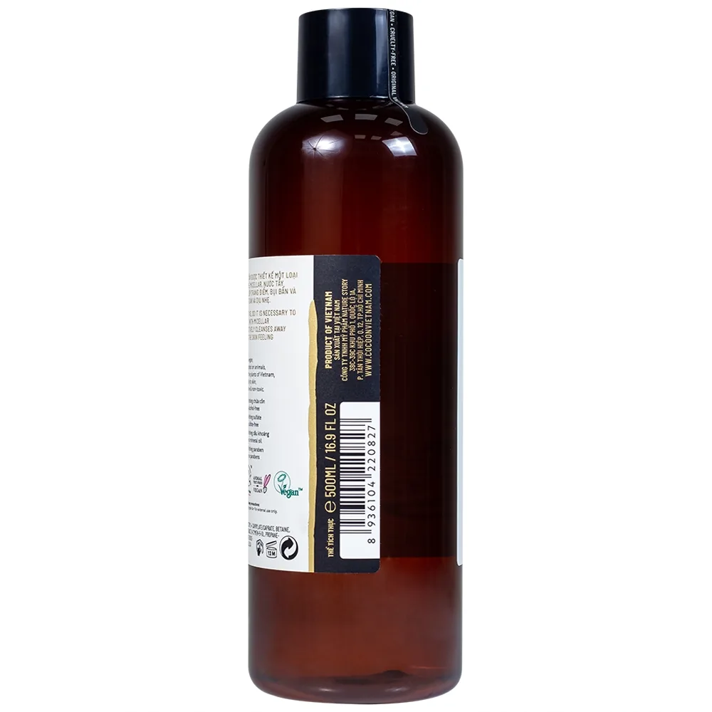 Hình ảnh Nước tẩy trang bí đao Cocoon Winter melon micellar water làm sạch da và loại bỏ lớp trang điểm (500ml)