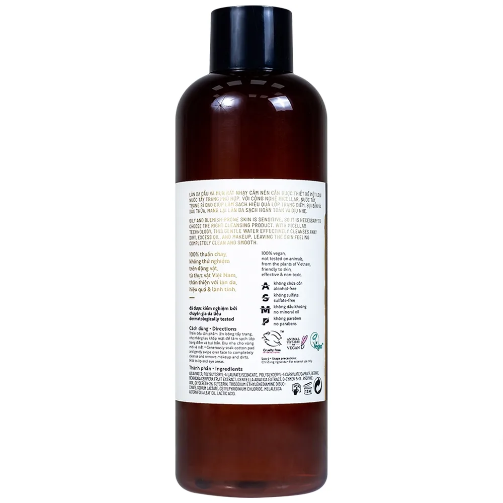 Hình ảnh Nước tẩy trang bí đao Cocoon Winter melon micellar water làm sạch da và loại bỏ lớp trang điểm (500ml)