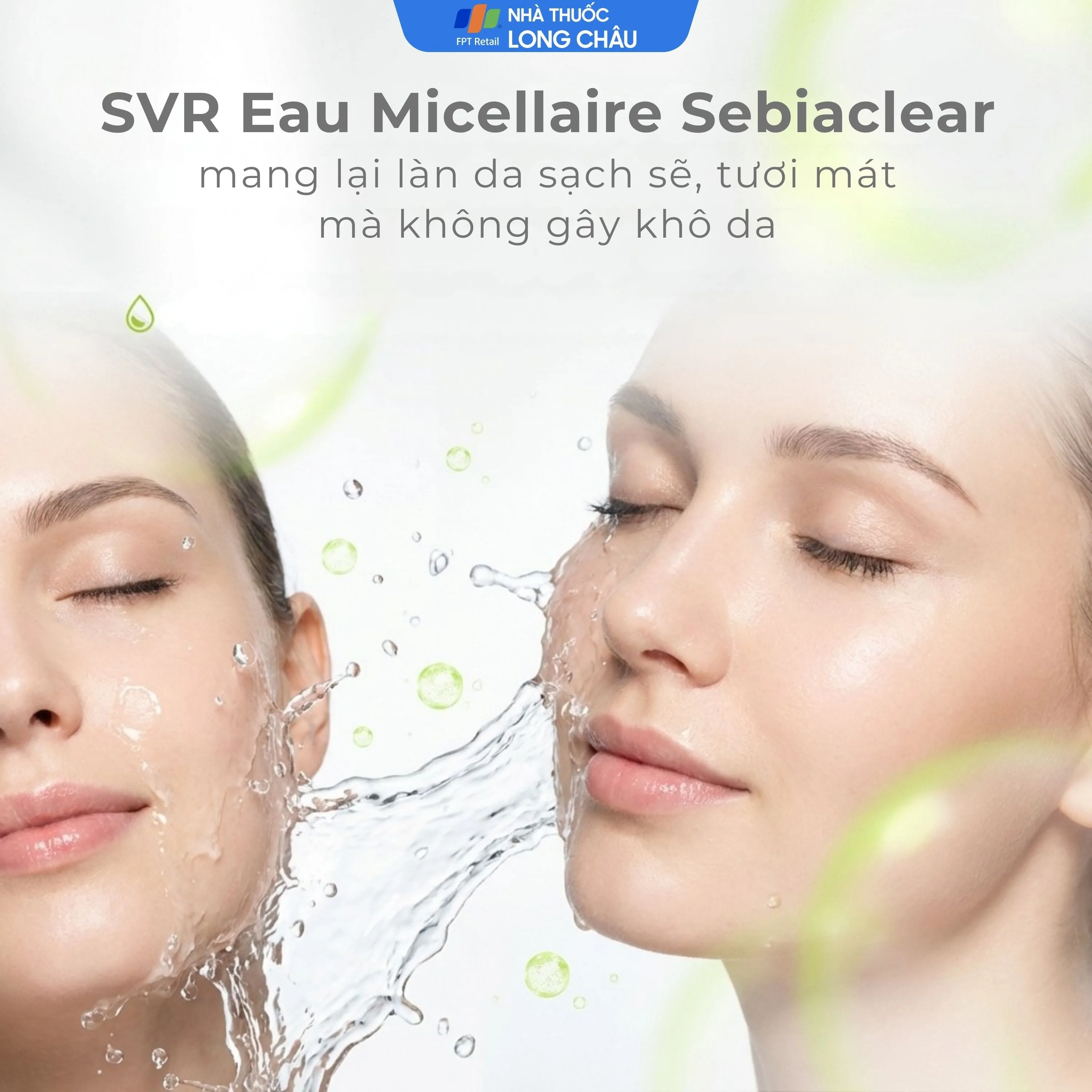 Hình ảnh Nước tẩy trang SVR Eau Micellaire Sebiaclear 400ml làm sạch da và tẩy trang lớp trang điểm dành cho da dầu mụn