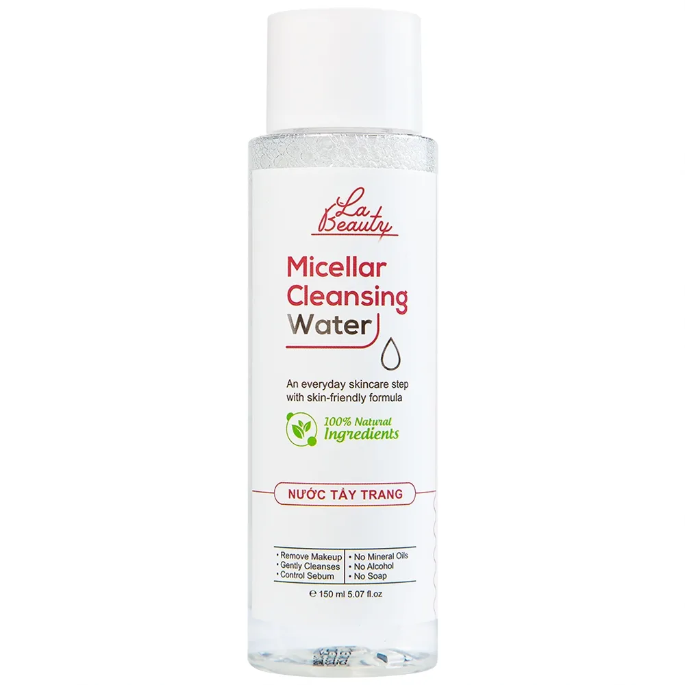 Hình ảnh Nước tẩy trang Micellar Cleansing Water La Beauty làm sạch sâu, loại bỏ bụi bẩn (150ml)