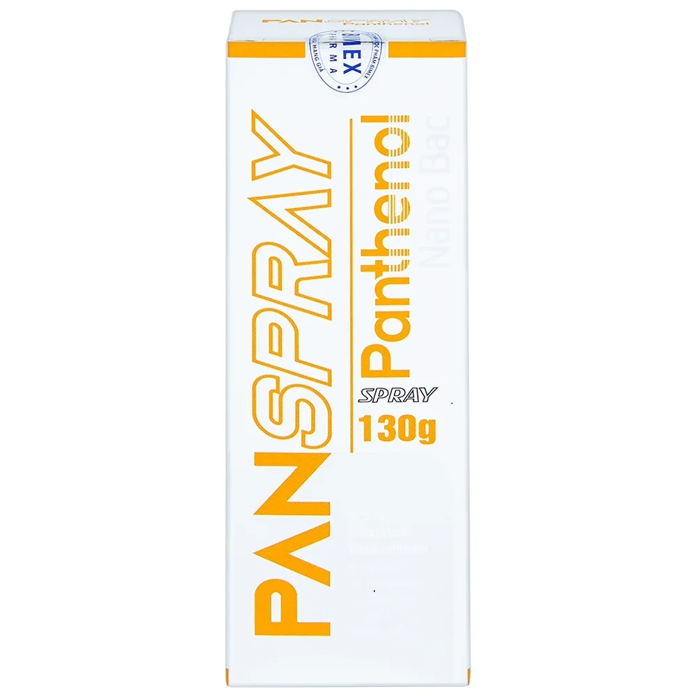 Hình ảnh Xịt PanSpray Panthenol hỗ trợ giảm đau, rát, hạn chế tổn thương, viêm nhiễm da (130g)