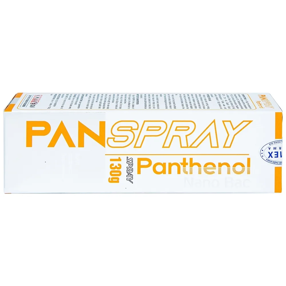 Hình ảnh Xịt PanSpray Panthenol hỗ trợ giảm đau, rát, hạn chế tổn thương, viêm nhiễm da (130g)