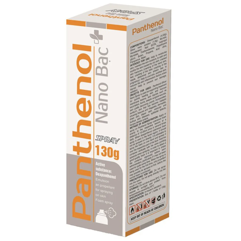 Hình ảnh Xịt Panthenol Nano Bạc Spray Bimex dưỡng da, duy trì độ ẩm cho da (130g)