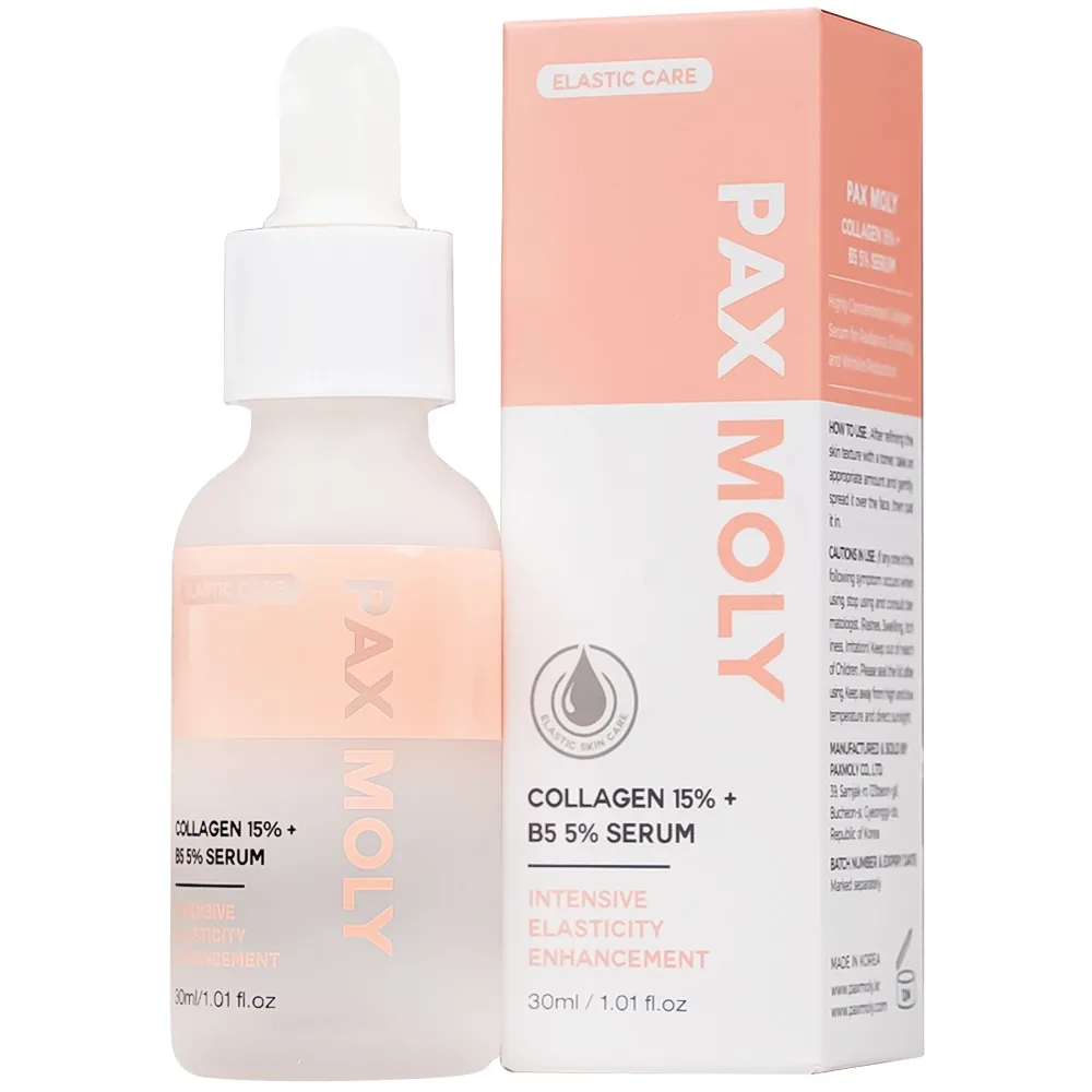 Hình ảnh Serum Pax Moly Collagen 15% + B5 5% (Rose) giúp dưỡng ẩm, giảm nếp nhăn, cải thiện độ đàn hồi (30ml)