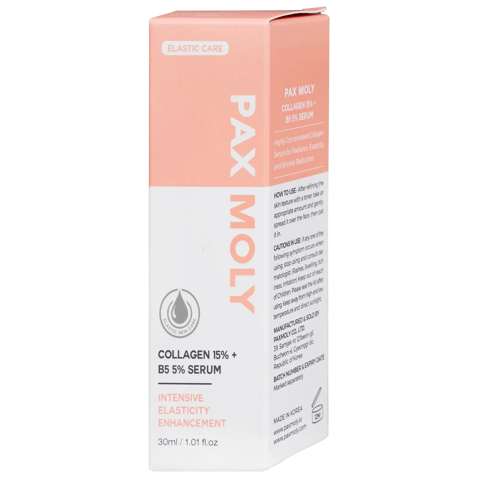 Hình ảnh Serum Pax Moly Collagen 15% + B5 5% (Rose) giúp dưỡng ẩm, giảm nếp nhăn, cải thiện độ đàn hồi (30ml)