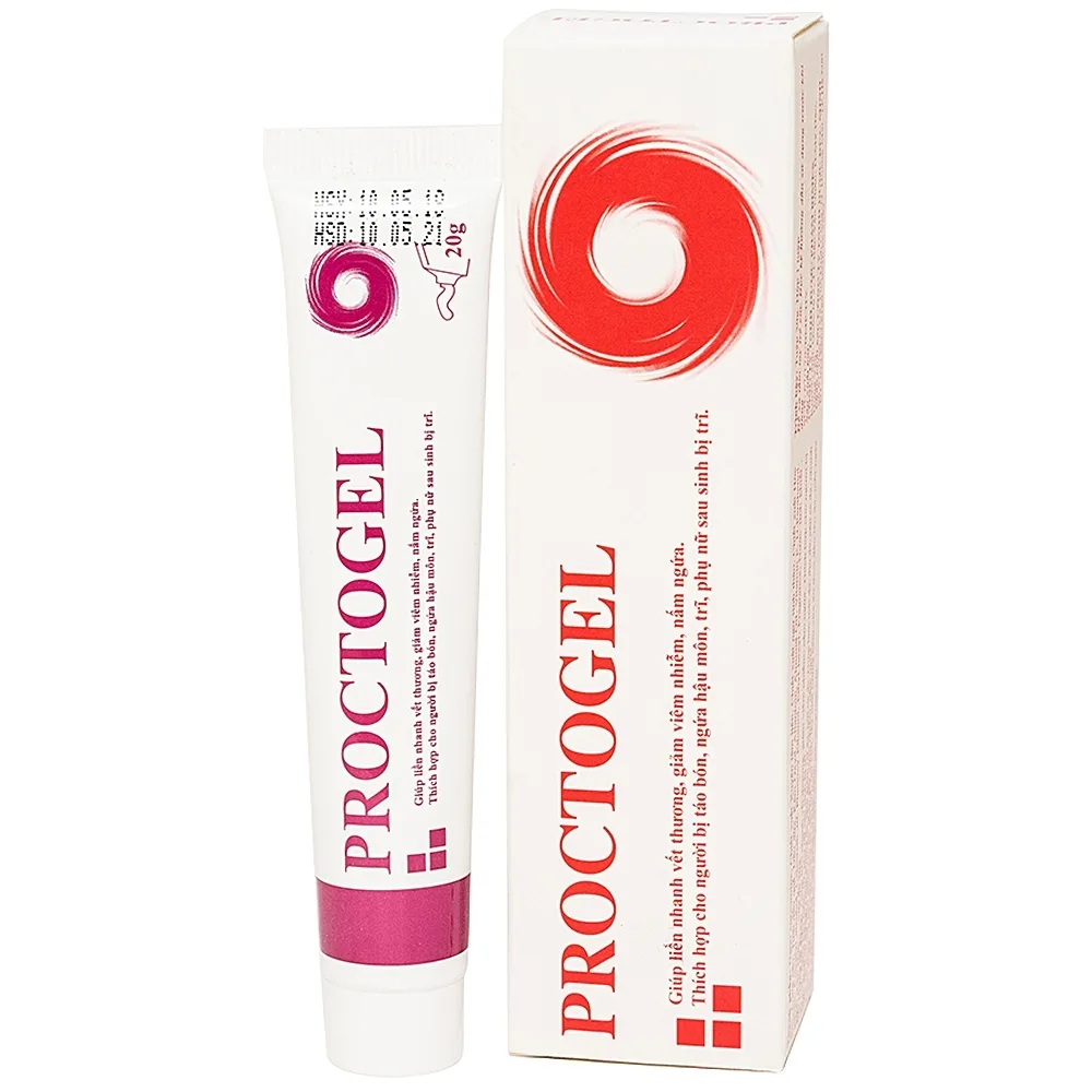 Hình ảnh Gel Proctogel Bimex liền vết thương, giảm viêm nhiễm, nấm ngứa cho người táo bón, trĩ, ngứa hậu môn (20g)