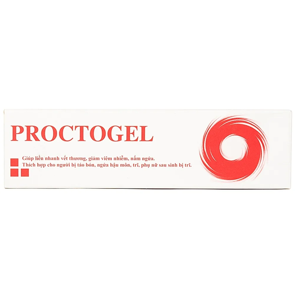 Hình ảnh Gel Proctogel Bimex liền vết thương, giảm viêm nhiễm, nấm ngứa cho người táo bón, trĩ, ngứa hậu môn (20g)