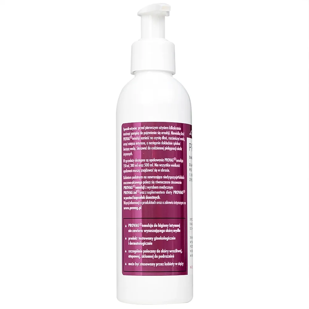 Hình ảnh Dung dịch vệ sinh phụ nữ hàng ngày Provag Emulsion 150ml Biomed làm sạch cơ quan sinh dục ngoài 