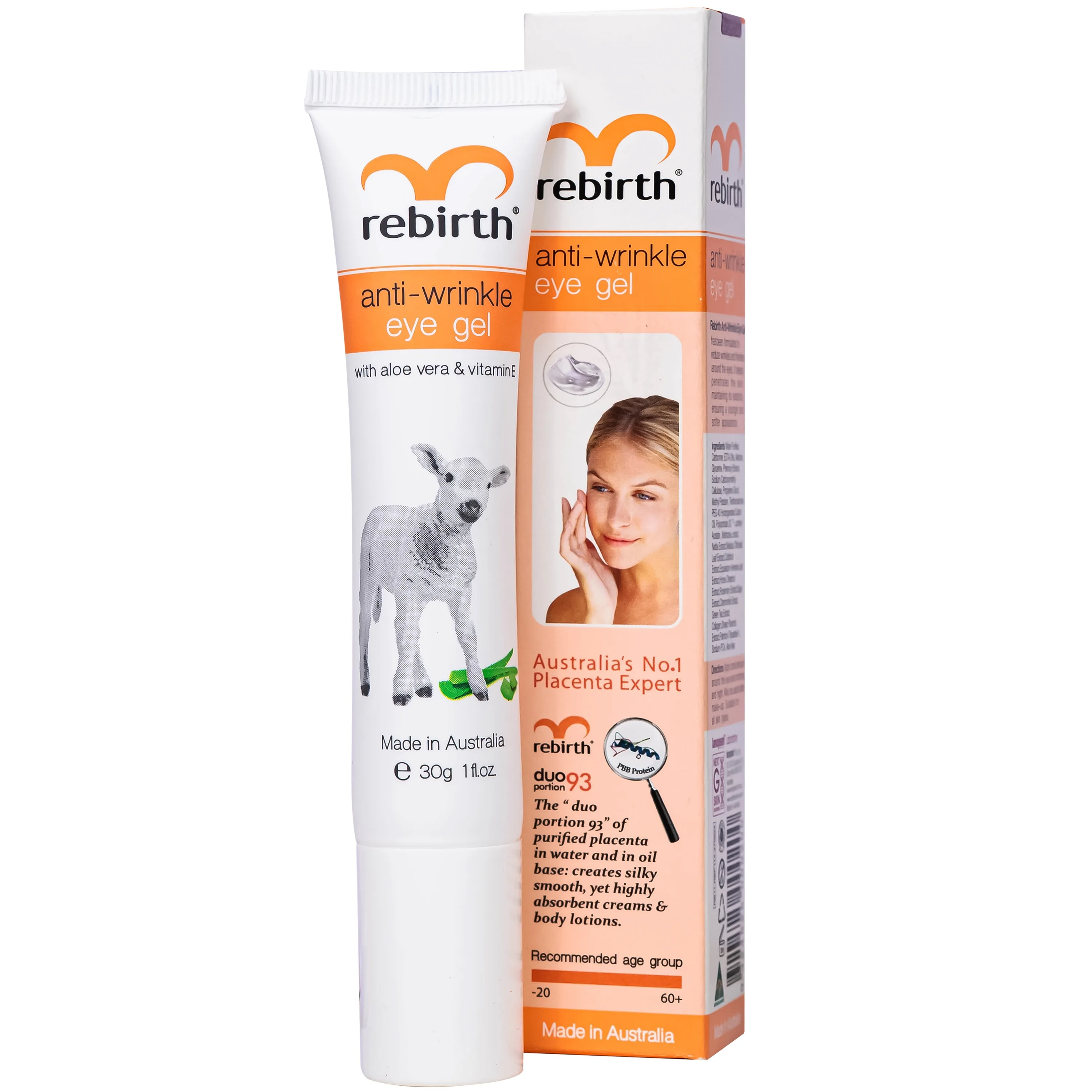 Hình ảnh Kem bôi Rebirth Anti-Wrinkle Eye Gel giảm vết nhăn quanh vùng mắt và chống thâm vùng mắt (30g)