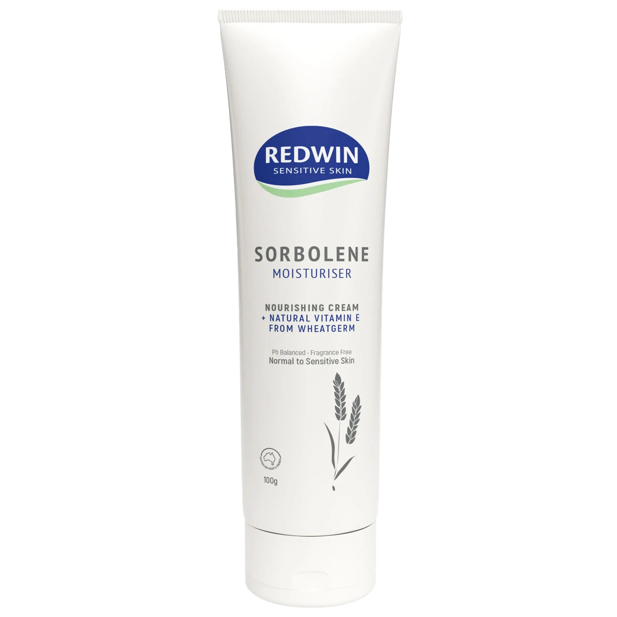 Hình ảnh Kem dưỡng ẩm Redwin Sorbolene Moisturiser With Vitamin E 100g phục hồi da bị sứt nẻ