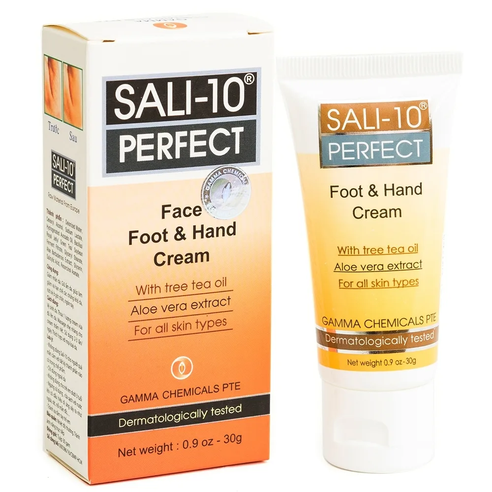Hình ảnh Kem Sali-10 Perfect Foot And Hand Cream giảm nhăn da, giữ ẩm da, giảm khô da, nứt nẻ ở gót chân, ngón tay (30g)