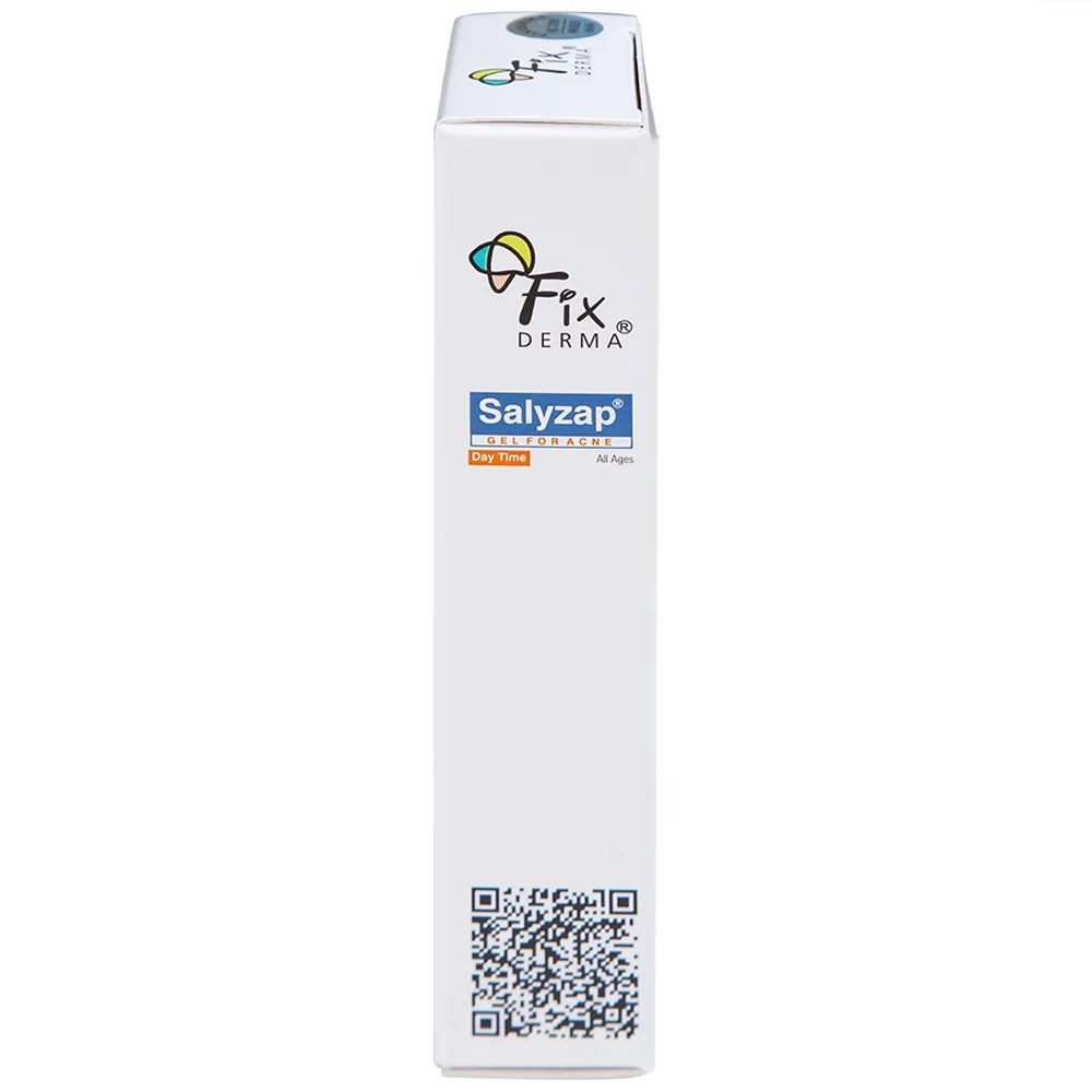 Hình ảnh Gel Fixderma Salyzap Day Time giảm mụn, ngăn ngừa hình thành nhân mụn mới (20g)