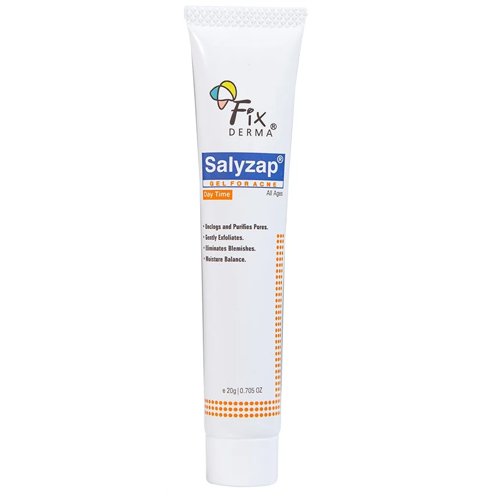 Hình ảnh Gel Fixderma Salyzap Day Time giảm mụn, ngăn ngừa hình thành nhân mụn mới (20g)