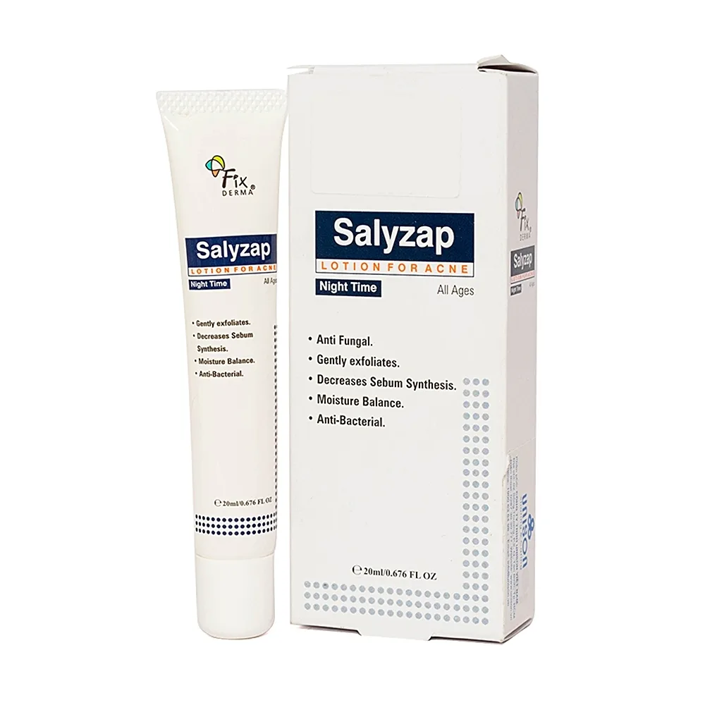 Hình ảnh Lotion Fixderma Salyzap Lotion For Acne giảm mụn, ngăn ngừa hình thành nhân mụn mới (20ml)