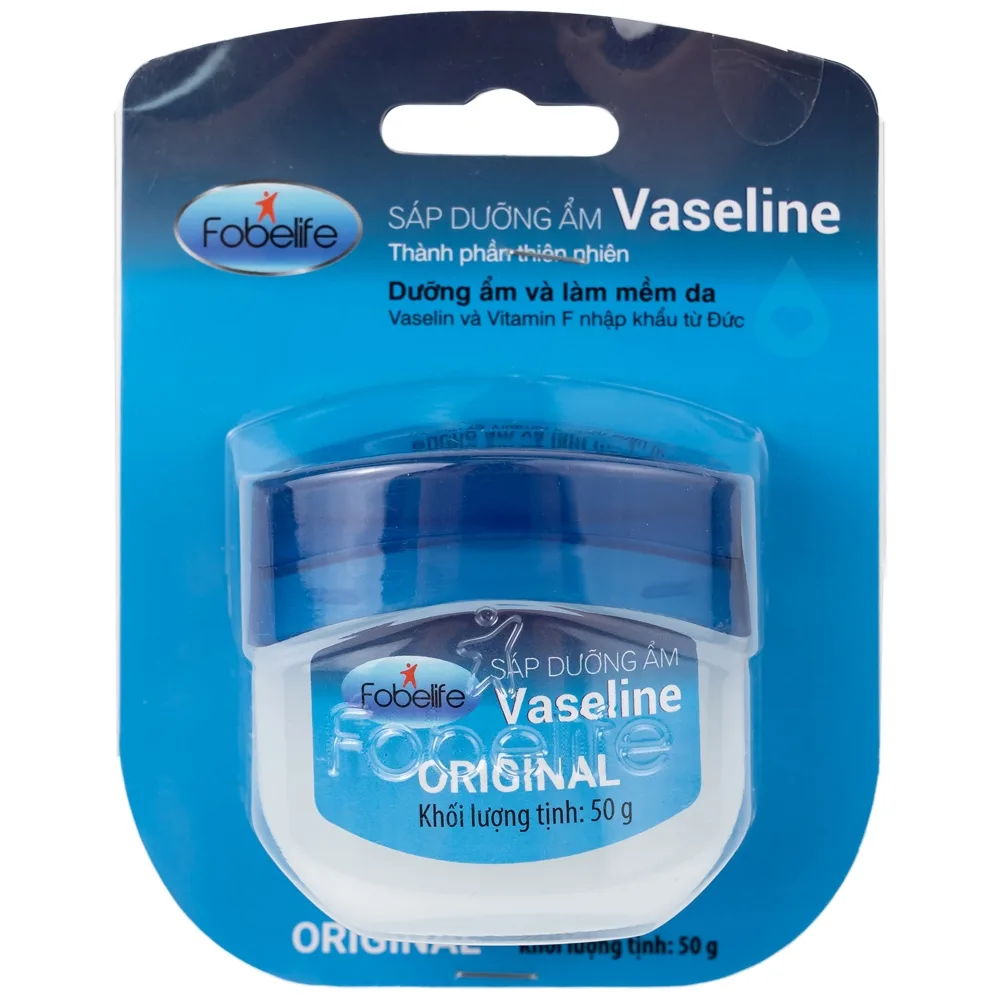 Hình ảnh Sáp dưỡng ẩm Vaseline Fobelife làm mềm da, làm dịu da, cải thiện da bị khô (50g)