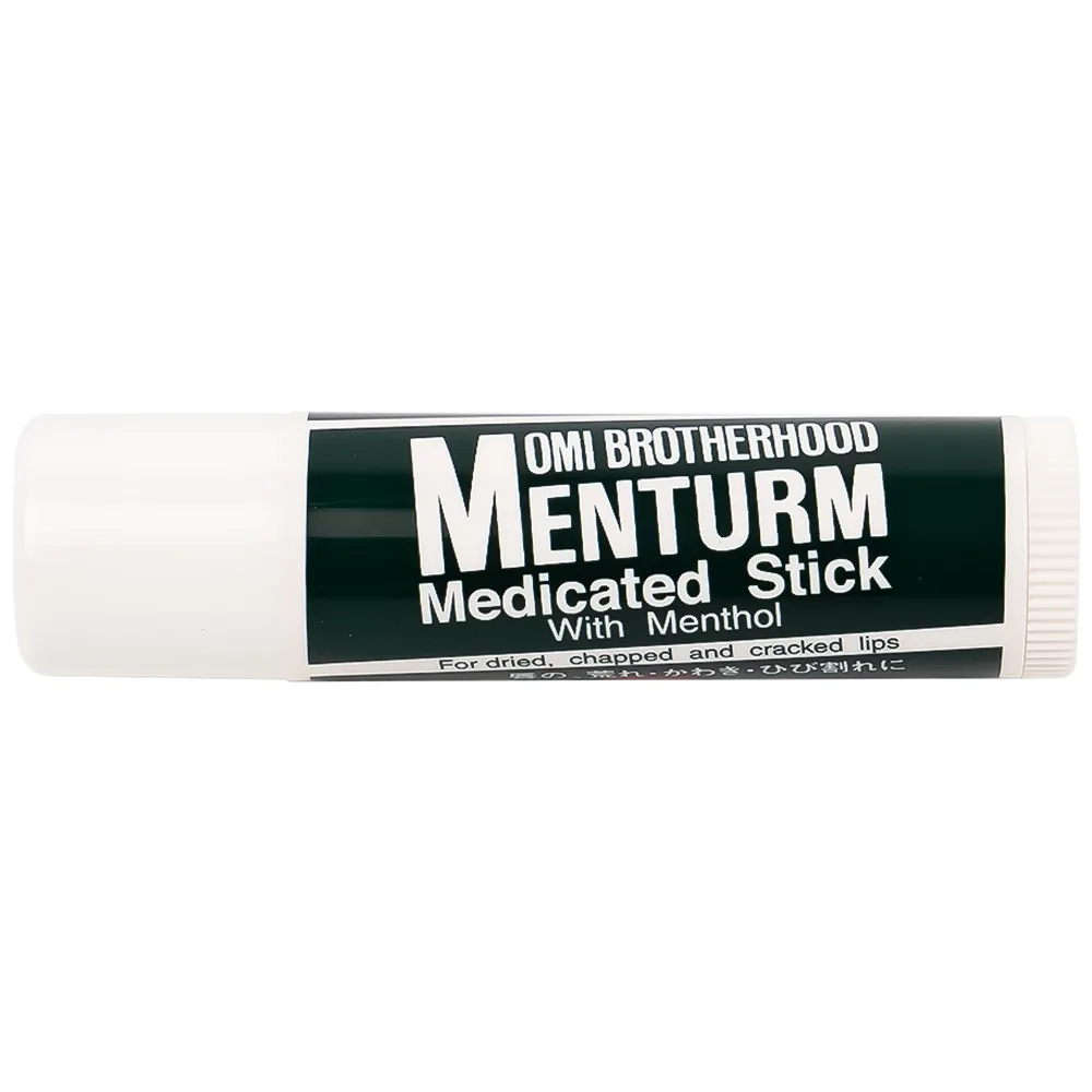 Hình ảnh Son dưỡng ẩm bạc hà Omi Brotherhood Menturm giúp tăng cường độ ẩm và làm mềm vùng da môi (4g)