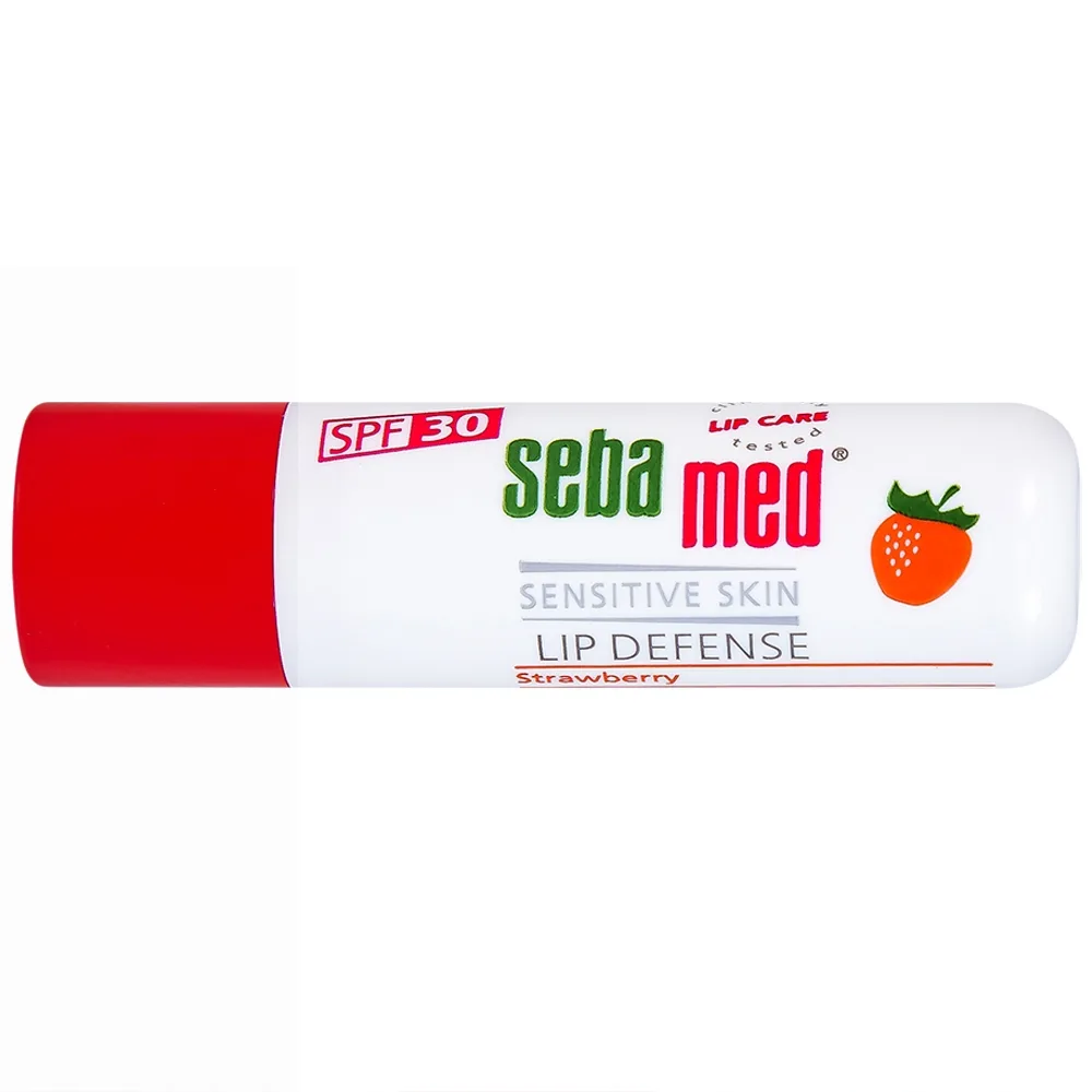 Hình ảnh Son dưỡng bảo vệ môi hương dâu Sebamed Lip Defense (4,8g)