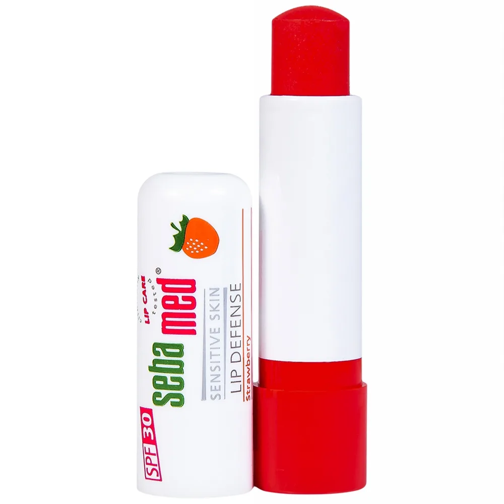 Hình ảnh Son dưỡng bảo vệ môi hương dâu Sebamed Lip Defense (4,8g)
