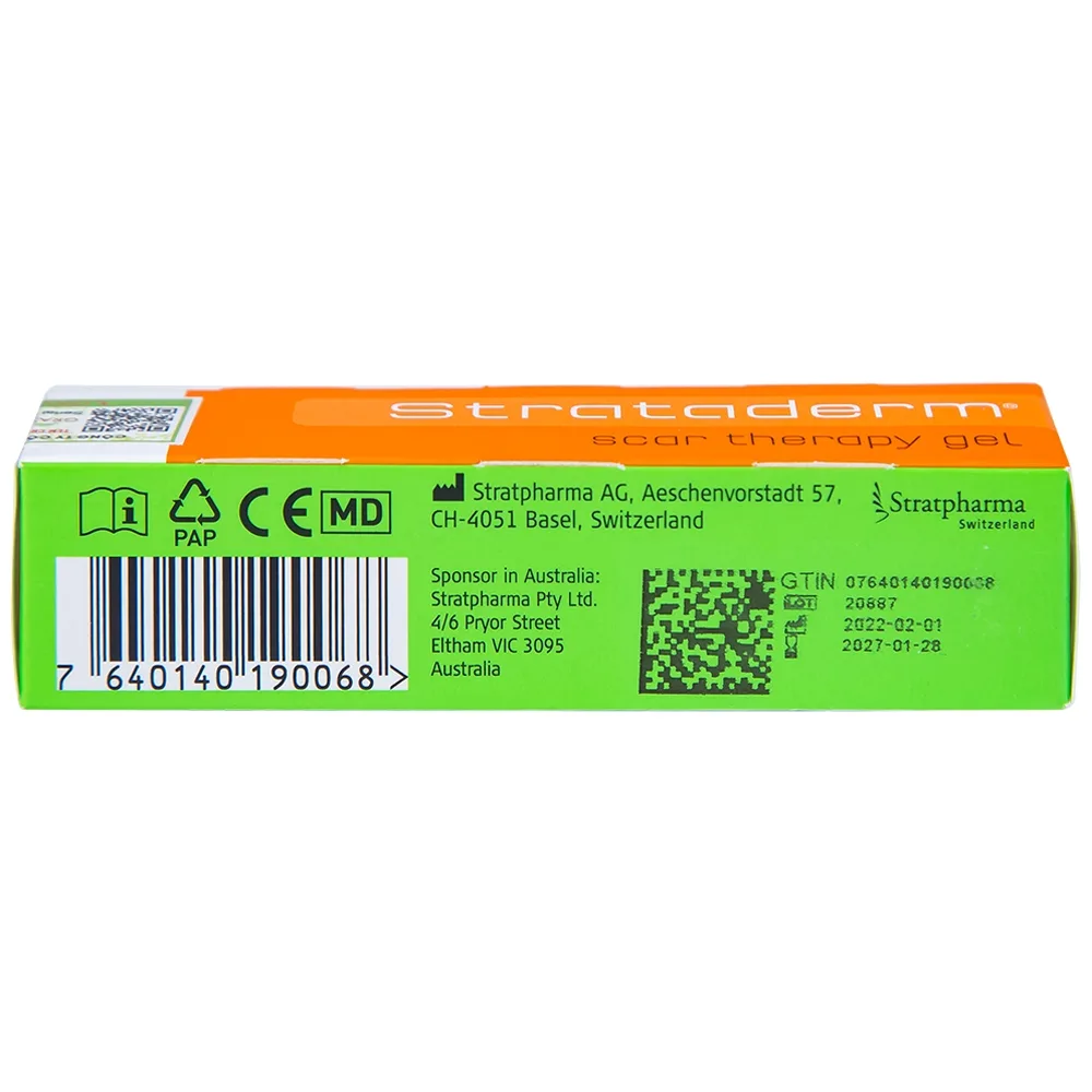 Hình ảnh Gel Strataderm hỗ trợ điều trị sẹo lồi, sẹo xấu, sẹo lâu năm (5g)