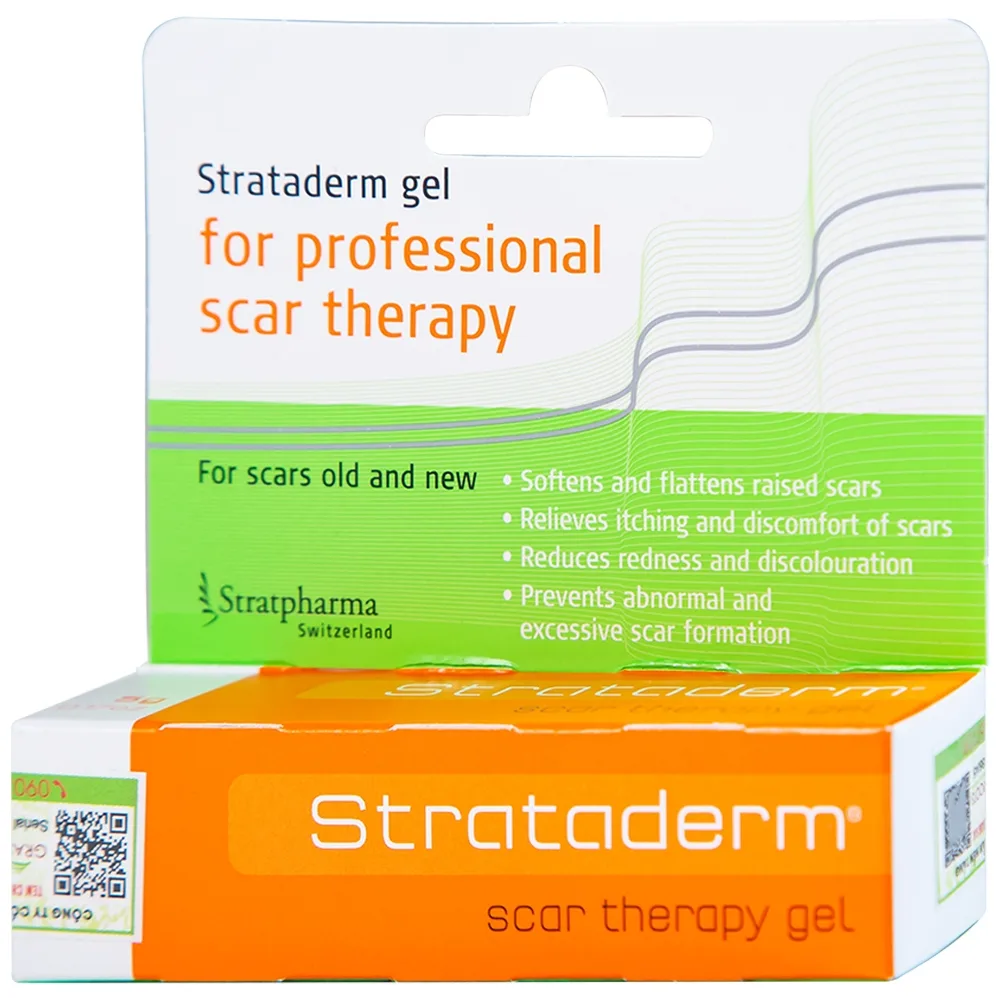 Hình ảnh Gel Strataderm hỗ trợ điều trị sẹo lồi, sẹo xấu, sẹo lâu năm (5g)