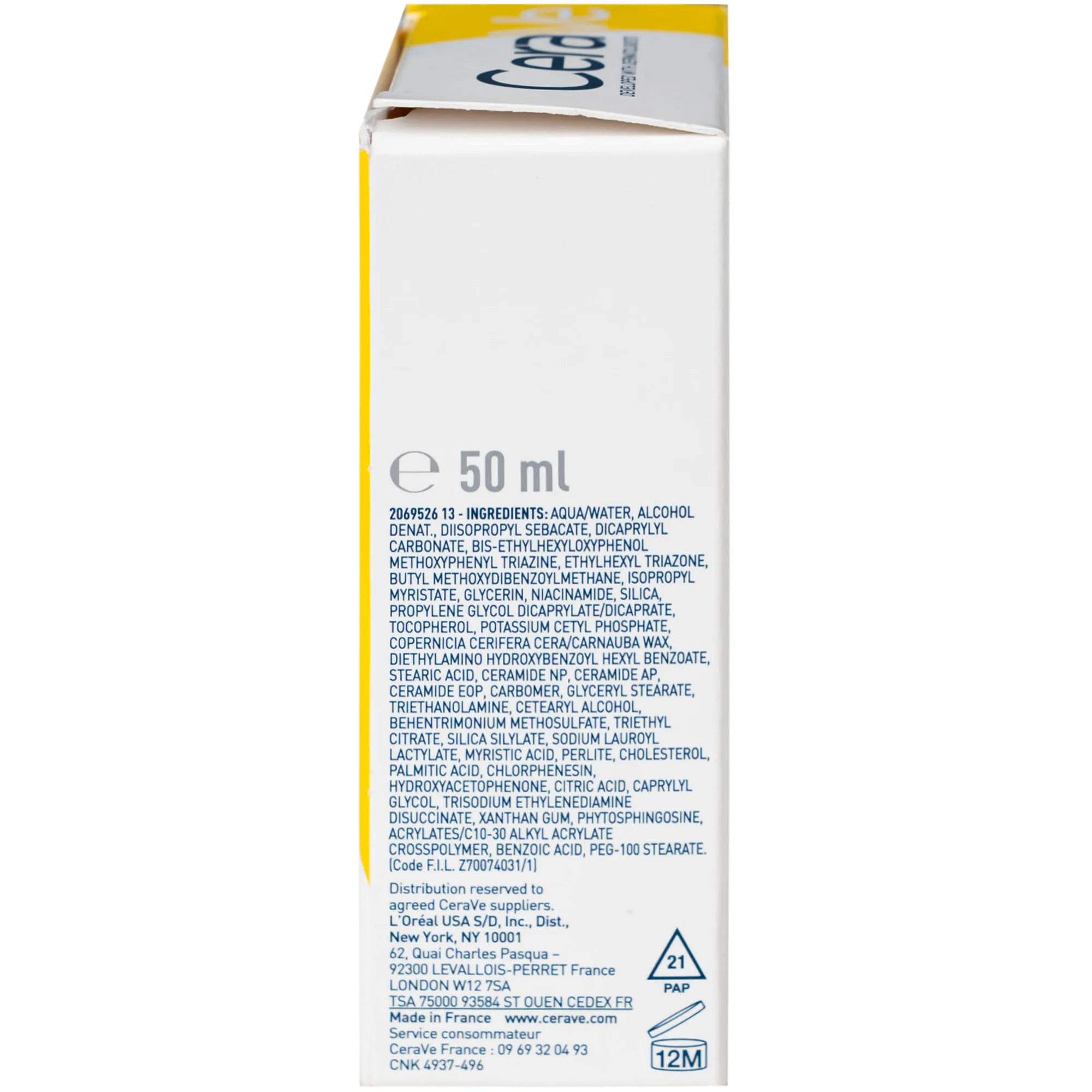 Hình ảnh Sữa chống nắng mỏng nhẹ khô thoáng Cerave Invisible Dry Touch Fluid Sunscreen Spf 50+ Pa++++ 50ml