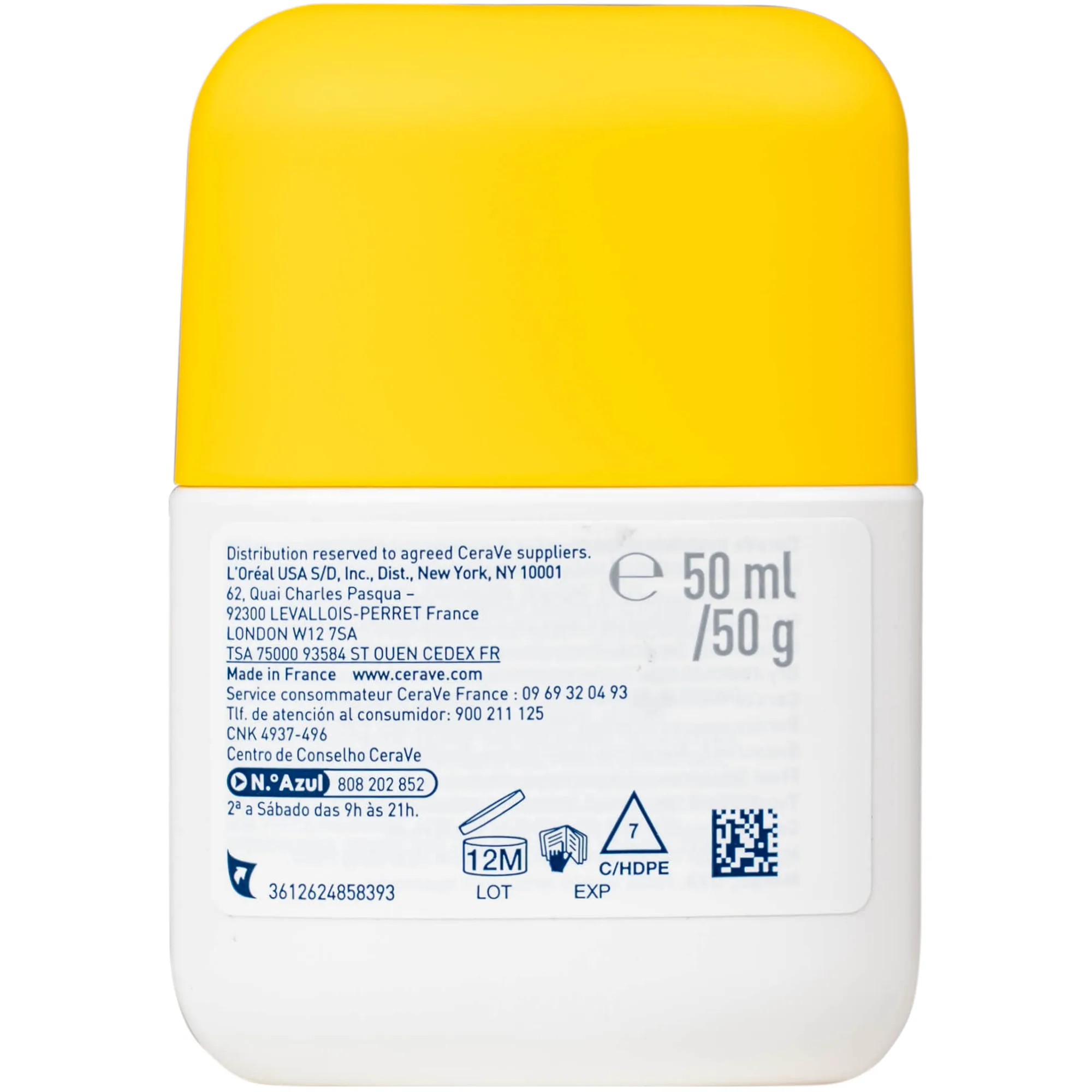 Hình ảnh Sữa chống nắng mỏng nhẹ khô thoáng Cerave Invisible Dry Touch Fluid Sunscreen Spf 50+ Pa++++ 50ml