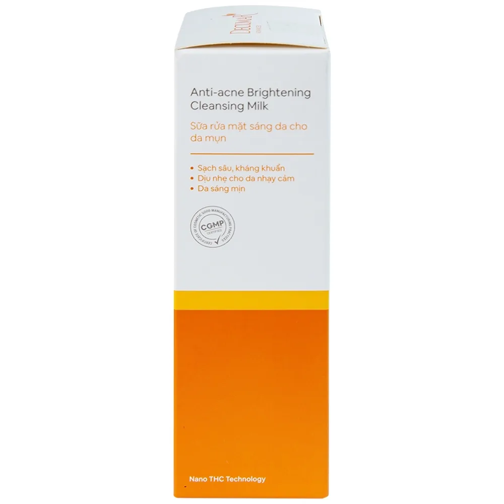 Hình ảnh Sữa rửa mặt Anti-Acne Brightening Cleansing Milk Decumar Advanced dành cho da mụn, sạch sâu, kháng khuẩn (50g)