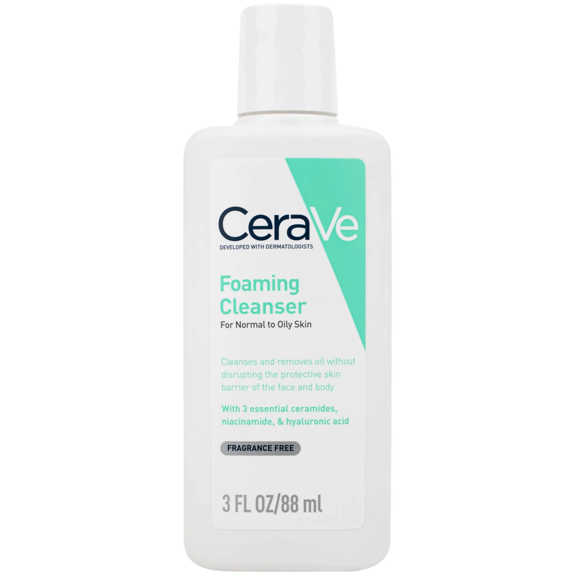 Hình ảnh Sữa rửa mặt CeraVe Foaming Cleanser làm sạch sâu dành cho da dầu (88ml)