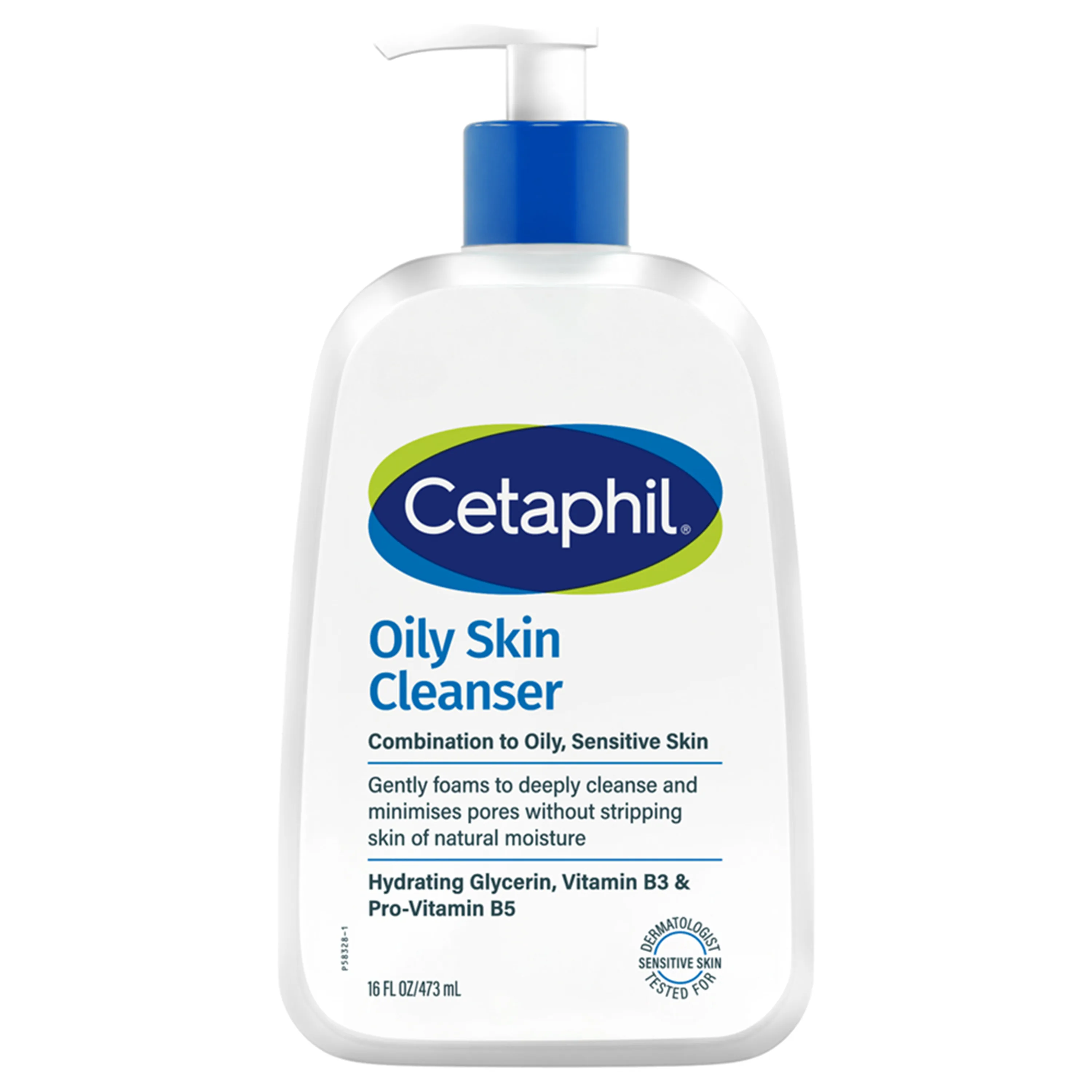 Hình ảnh Sữa rửa mặt Cetaphil Oily Skin Cleanser cho da dầu, nhạy cảm (473ml)