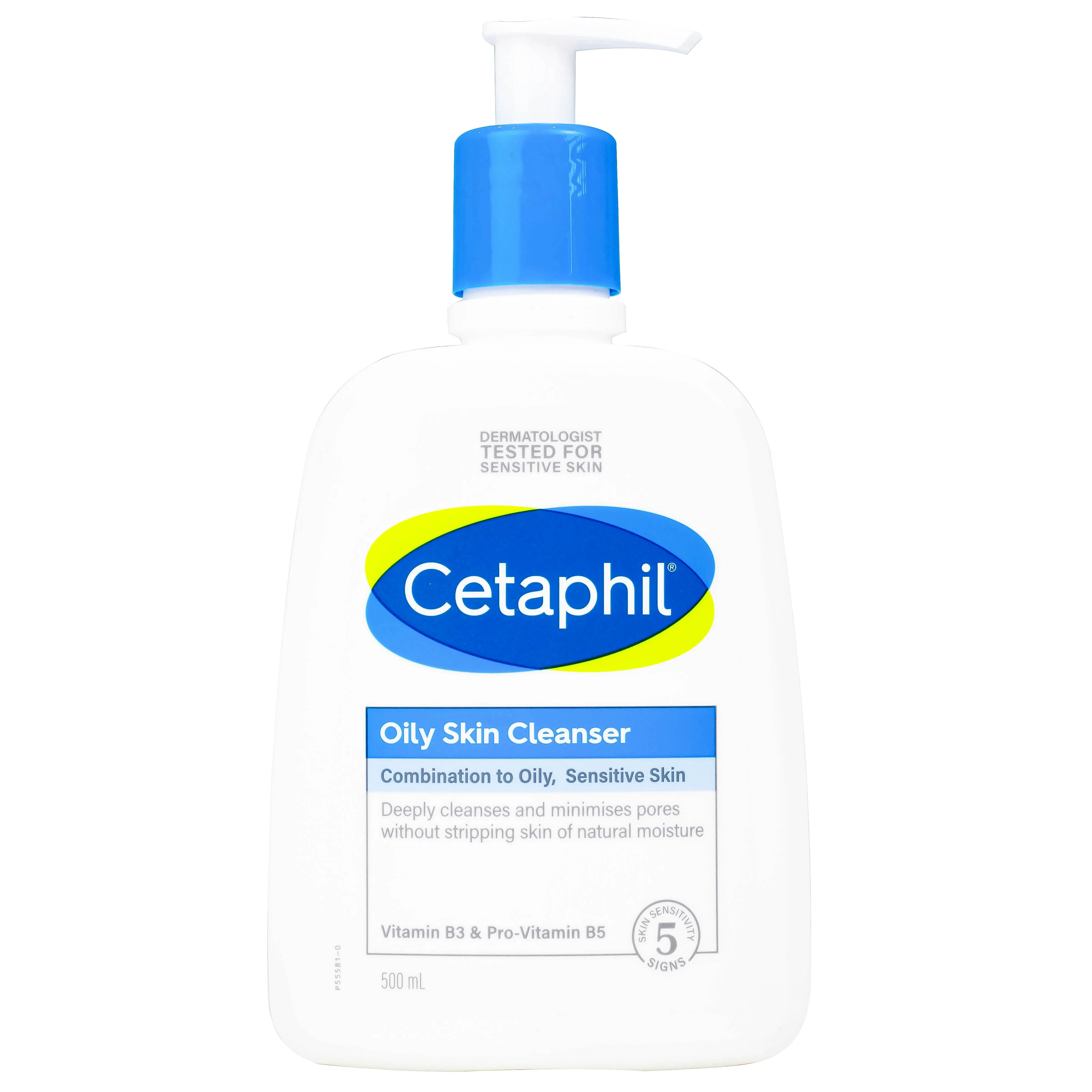 Hình ảnh Sữa rửa mặt Cetaphil Oily Skin Cleanser 500ml cho da dầu nhạy cảm