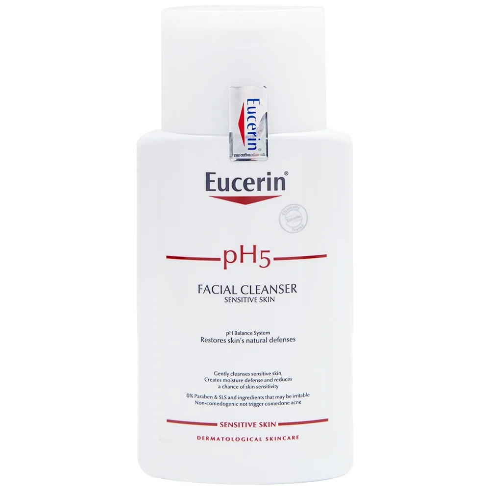 Hình ảnh Sữa rửa mặt cho da nhạy cảm Eucerin PH5 Facial Cleanser Sensitive Skin (100ml)
