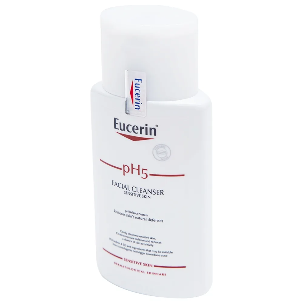 Hình ảnh Sữa rửa mặt cho da nhạy cảm Eucerin PH5 Facial Cleanser Sensitive Skin (100ml)