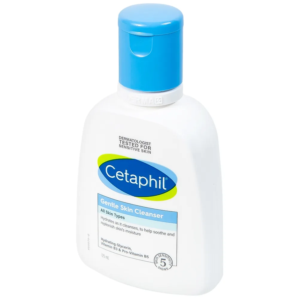 Hình ảnh Sữa rửa mặt dịu nhẹ Cetaphil Gentle Skin Cleanser cung cấp độ ẩm cho da (125ml)