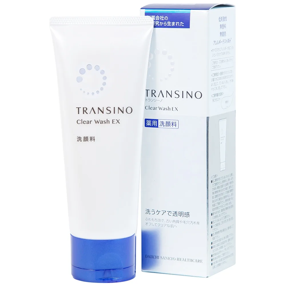 Hình ảnh Sữa rửa mặt Transino Clear Wash EX loại bỏ bụi bẩn, dầu nhờn, bã thừa (100g)