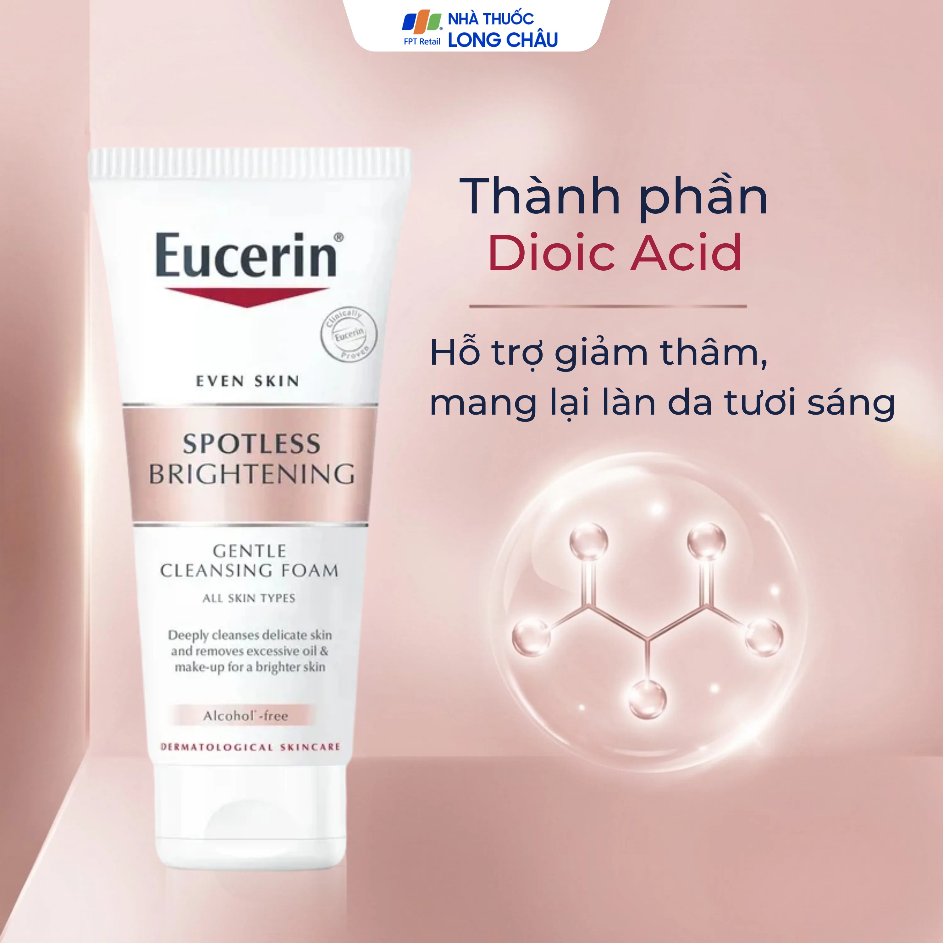 Hình ảnh Sữa rửa mặt Eucerin Spotless Brightening Cleansing Foam sáng da (50g)