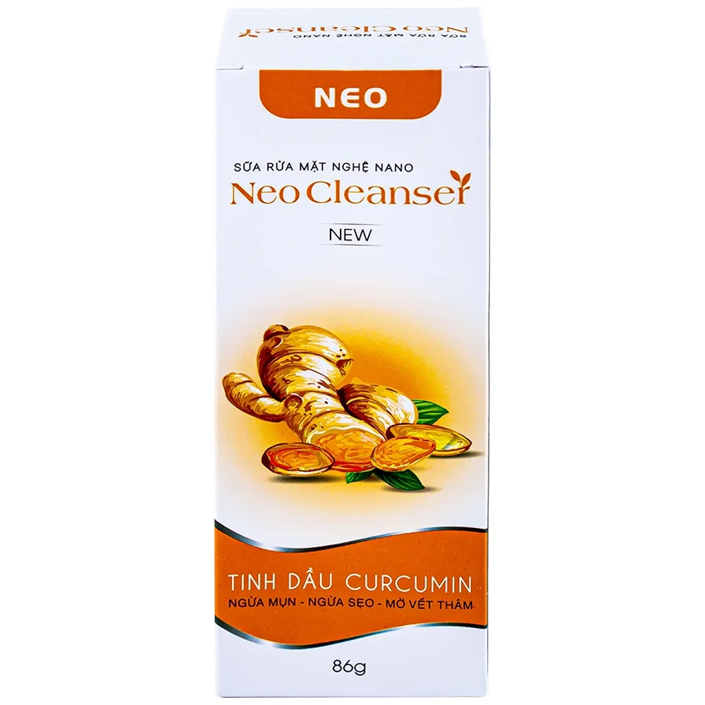 Hình ảnh Sữa rửa mặt nghệ Nano Neo Cleanser ngừa mụn, ngừa sẹo, mờ vết thâm (86g)